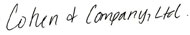 (-s-COHEN & COMPANY, LTD.)