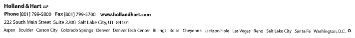 (HOLLAND LETTER FOOTER)