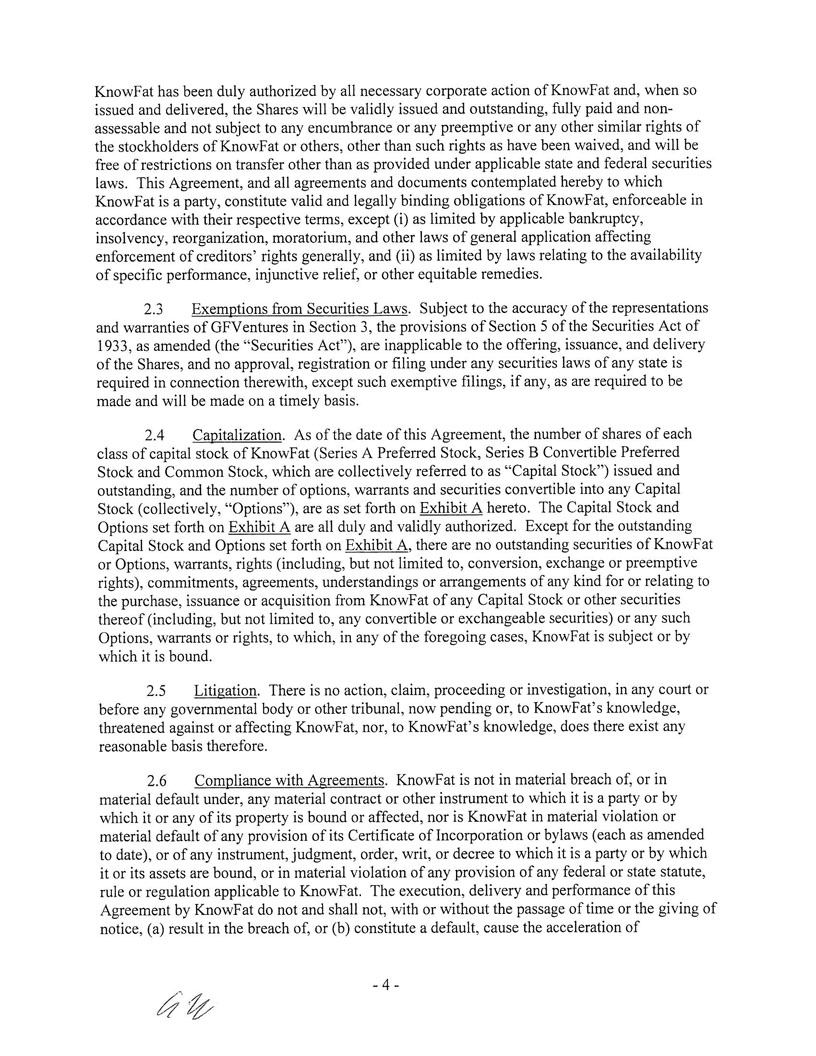 Ex 10.24 GFV Services Agreement