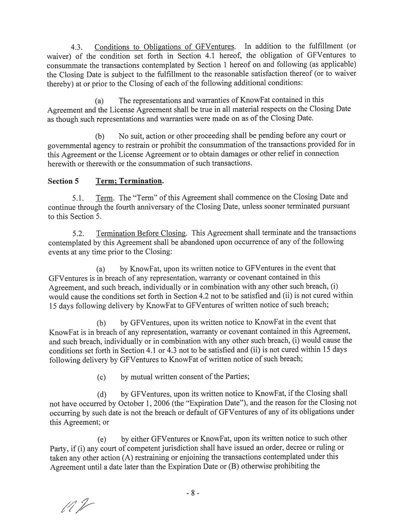Ex 10.24 GFV Services Agreement