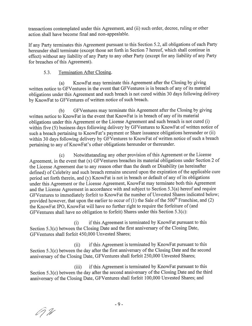 Ex 10.24 GFV Services Agreement